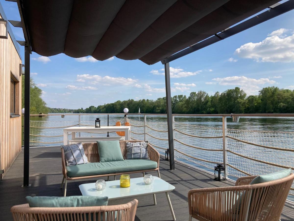 SeineHouse - Maison flottante  Vaux-Sur-Seine Exterior foto