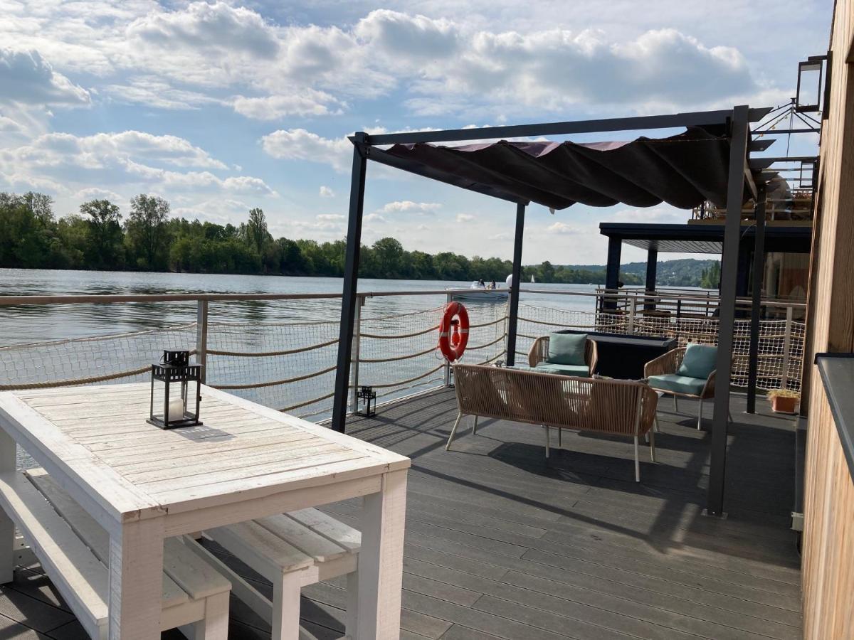 SeineHouse - Maison flottante  Vaux-Sur-Seine Exterior foto